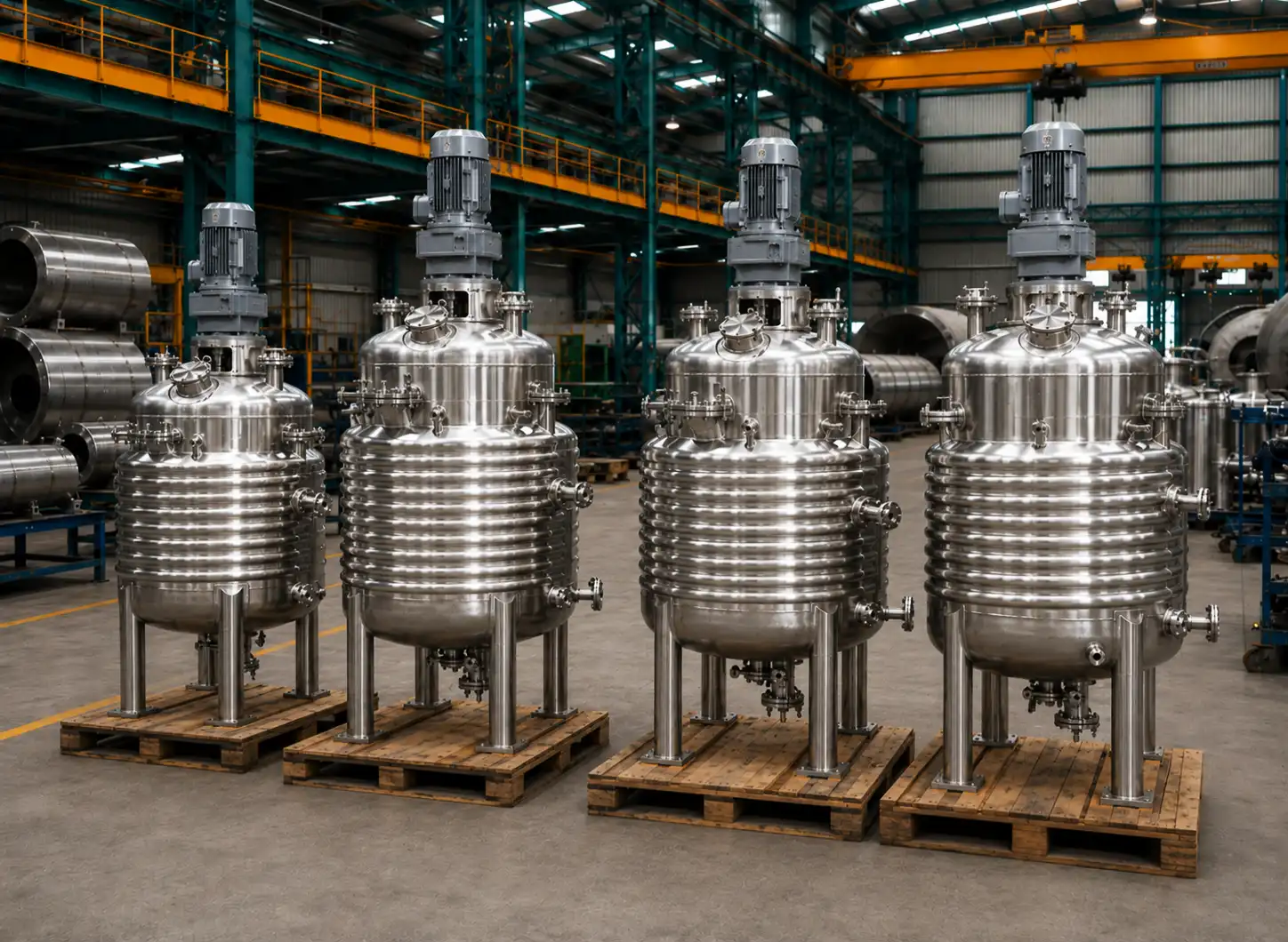 Custom process reactor manufactured by Fabri-Tek Engineers