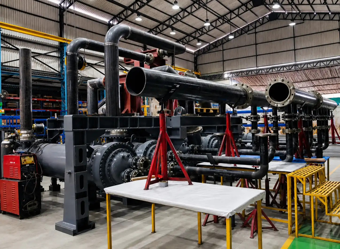 Industrial skid package manufactured by Fabri-Tek Engineers